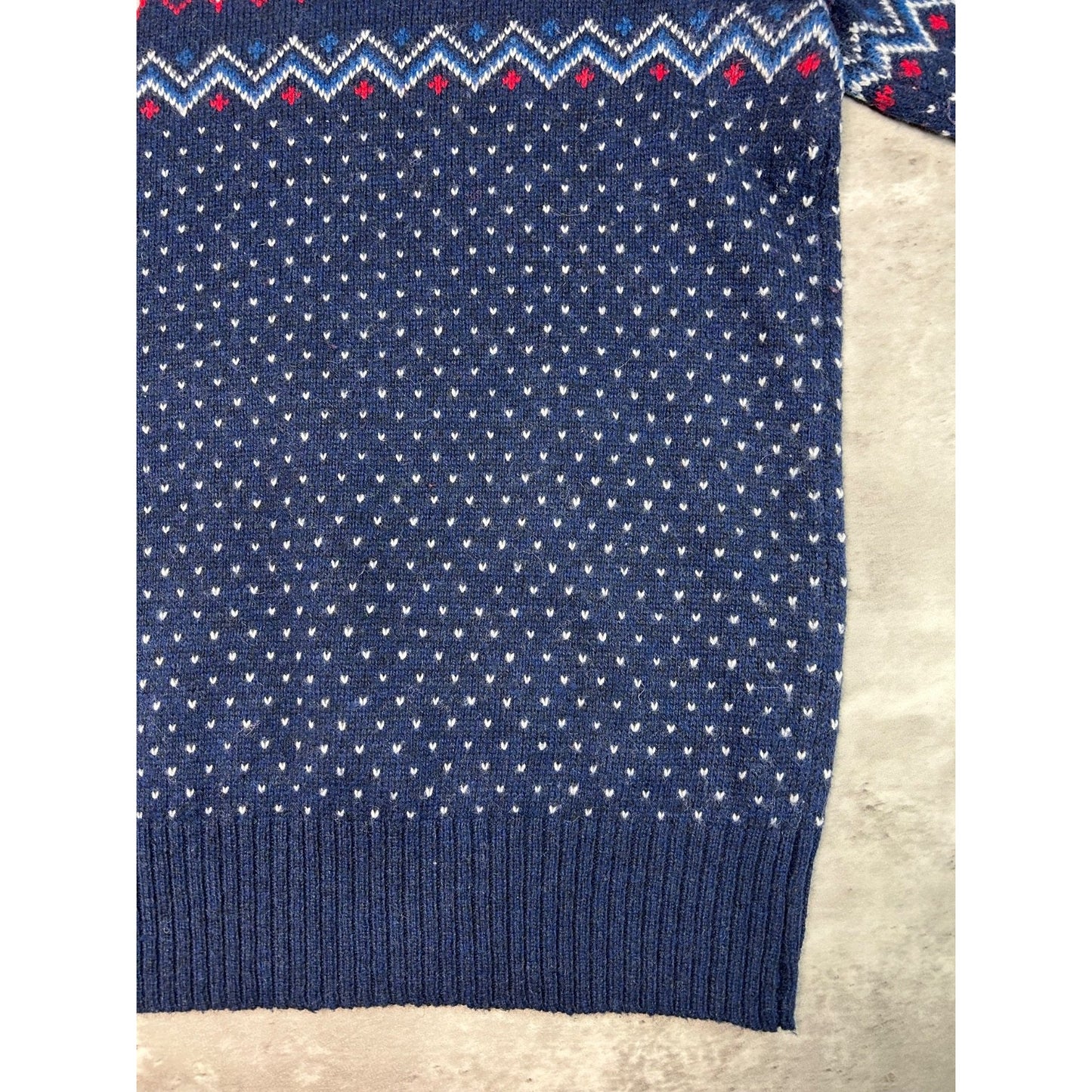 Vintage Urban Pipeline Geometric Striped Pullover Knit Sweater Size Medium