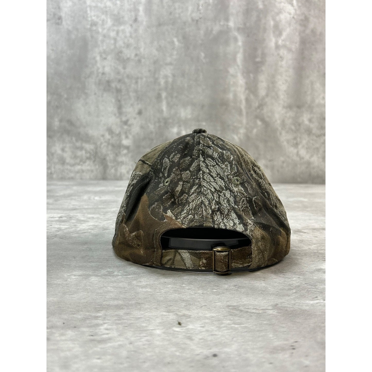 Vintage Budweiser Outdoors Embroidered Tree Camo Hunting Snapback Hat OSFA