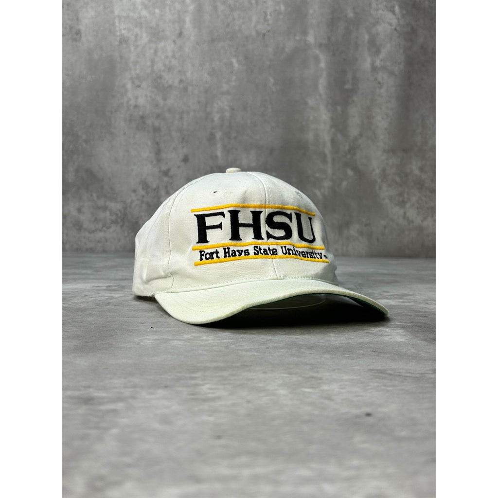 VTG 90s Fort Hays State University NCAA Embroidered Spellout Snapback Hat OSFA