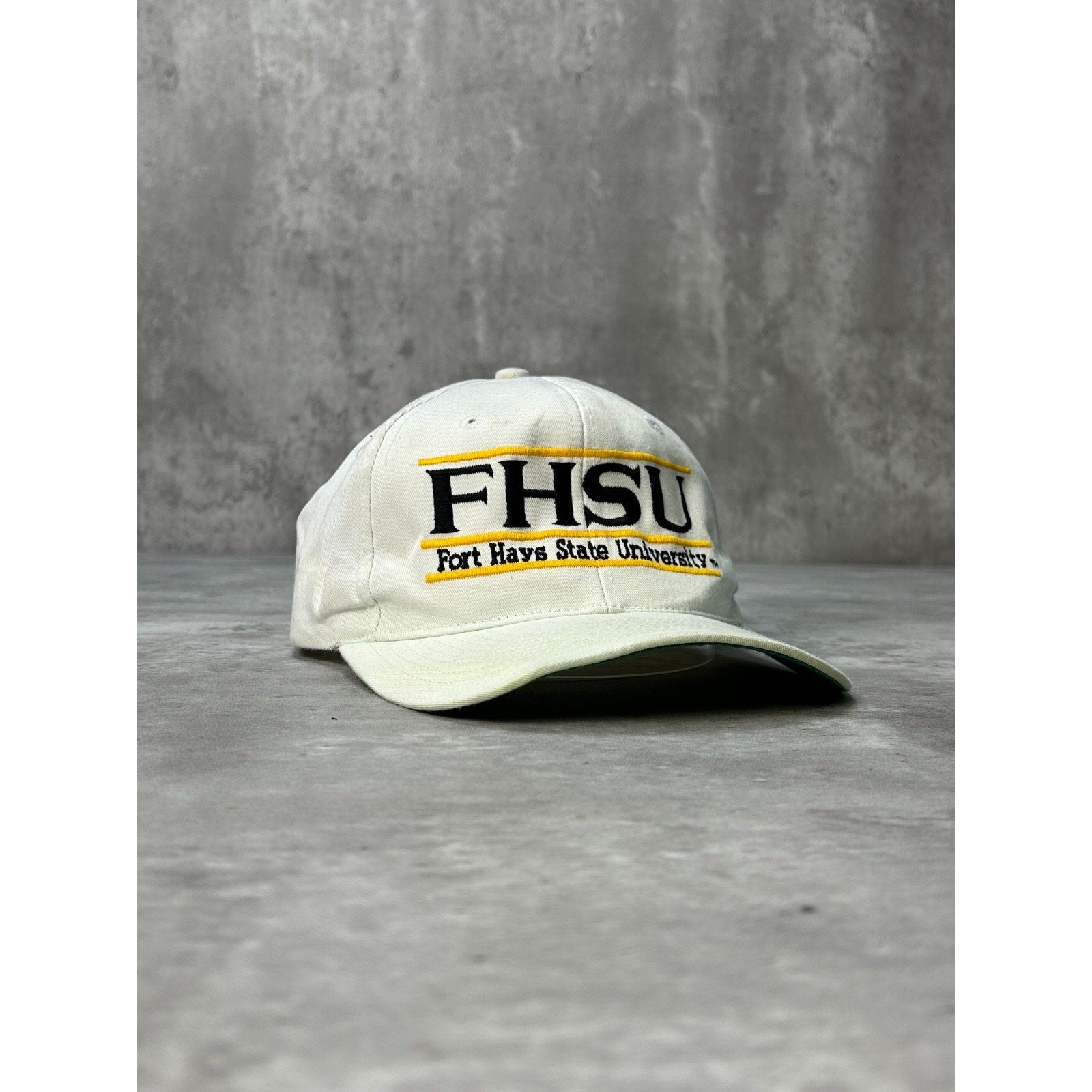 VTG 90s Fort Hays State University NCAA Embroidered Spellout Snapback Hat OSFA