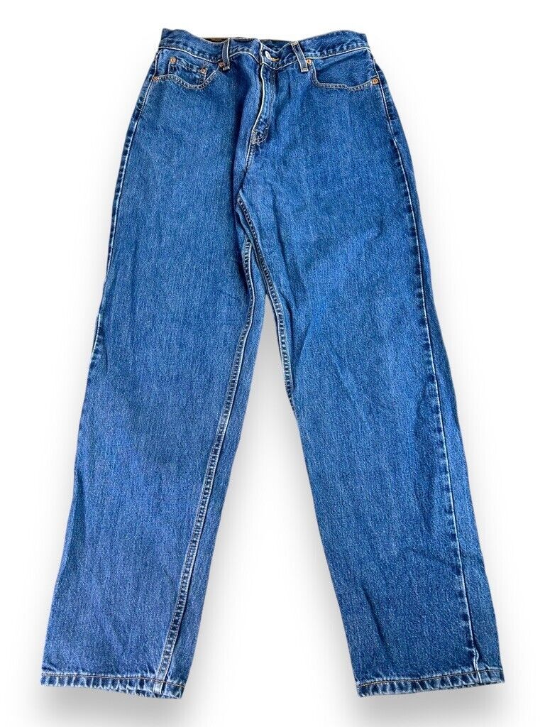 Vintage Levis 560 Red Tab Dark Wash Denim Pants Size 32W Blue