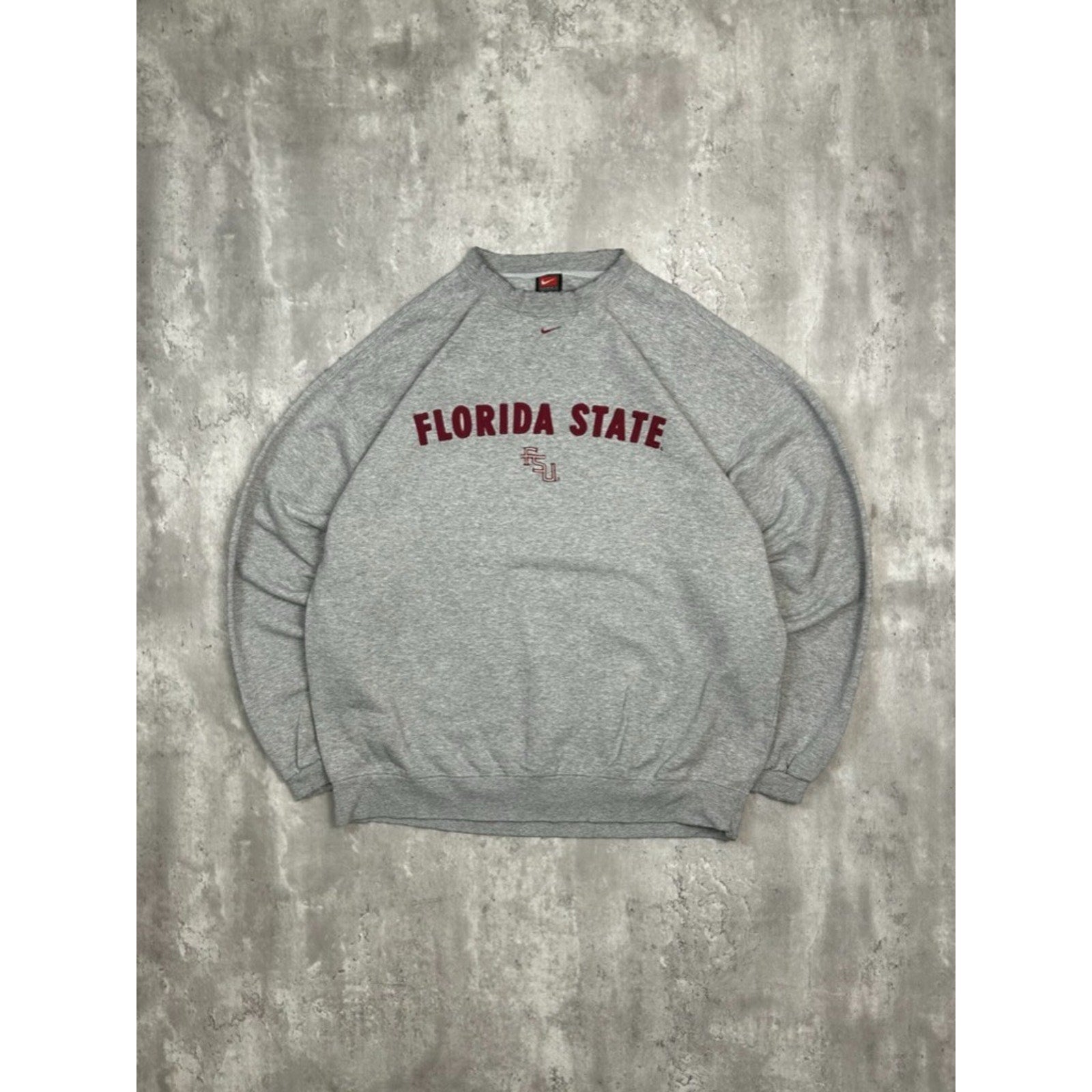 Vintage Florida State Seminoles NCAA Nike Middle Swoosh Sweatshirt Size XL