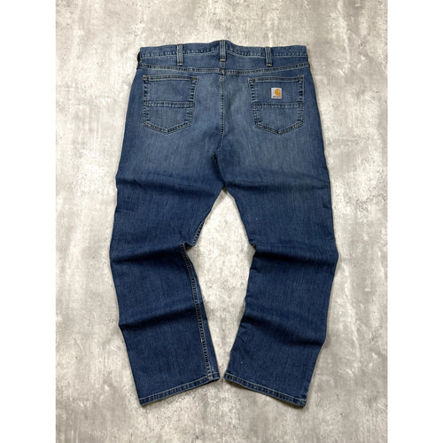 Carhartt Relaxed Fit Medium Wash Denim Workwear Pants Size 38