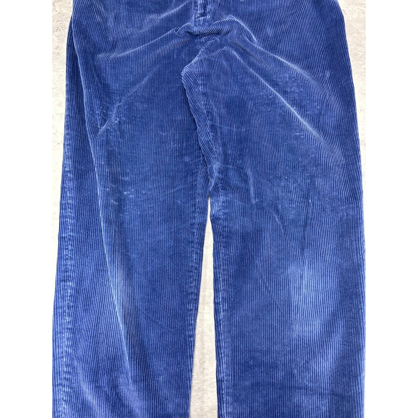 Vintage 80s/90s Eddie Bauer Corduroy Trouser Style Pants Size 29 Blue