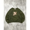 Vintage Nike Athletic Embroidered Middle Swoosh Graphic Sweatshirt Size Medium