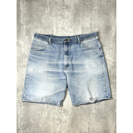 Vintage Wrangler Relaxed Fit Light Wash Denim Shorts Size 41