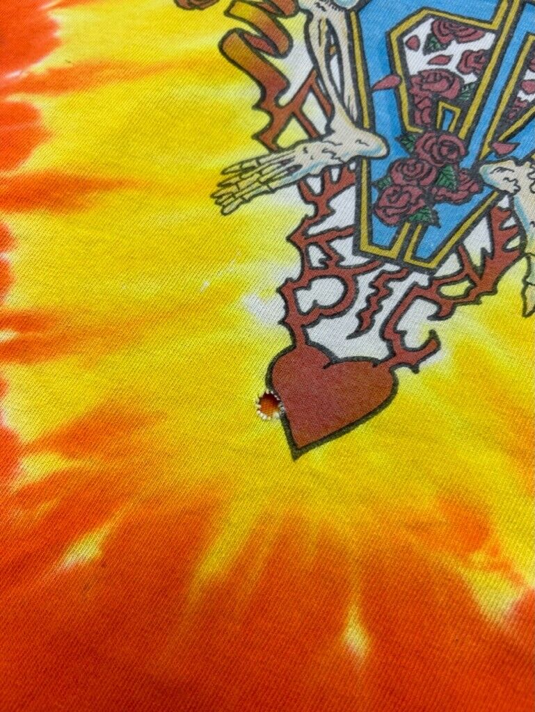 The Grateful Dead Psychedelic Music Summer Tour Tye Dye T-Shirt Size 3XL