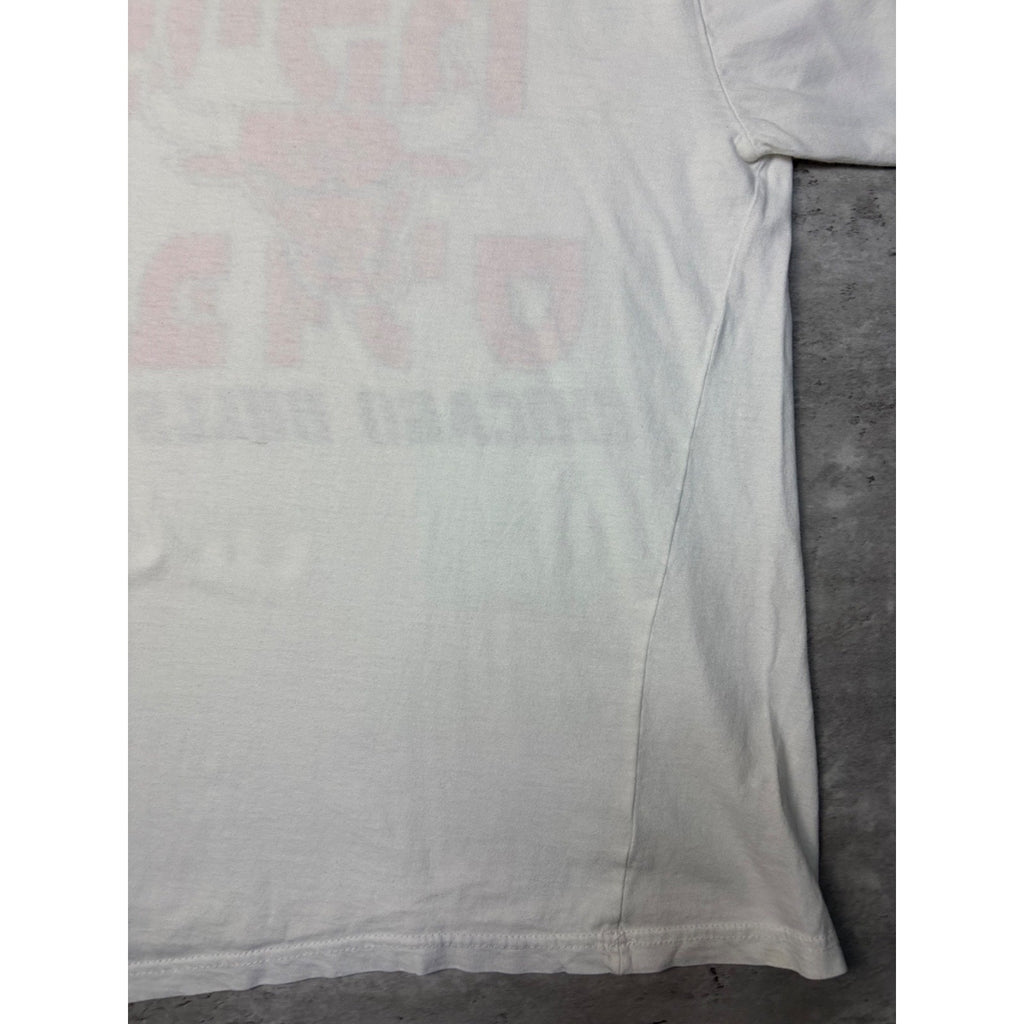 Vintage Chicago Bulls NBA Hebrew Spellout Graphic T-Shirt Size XL