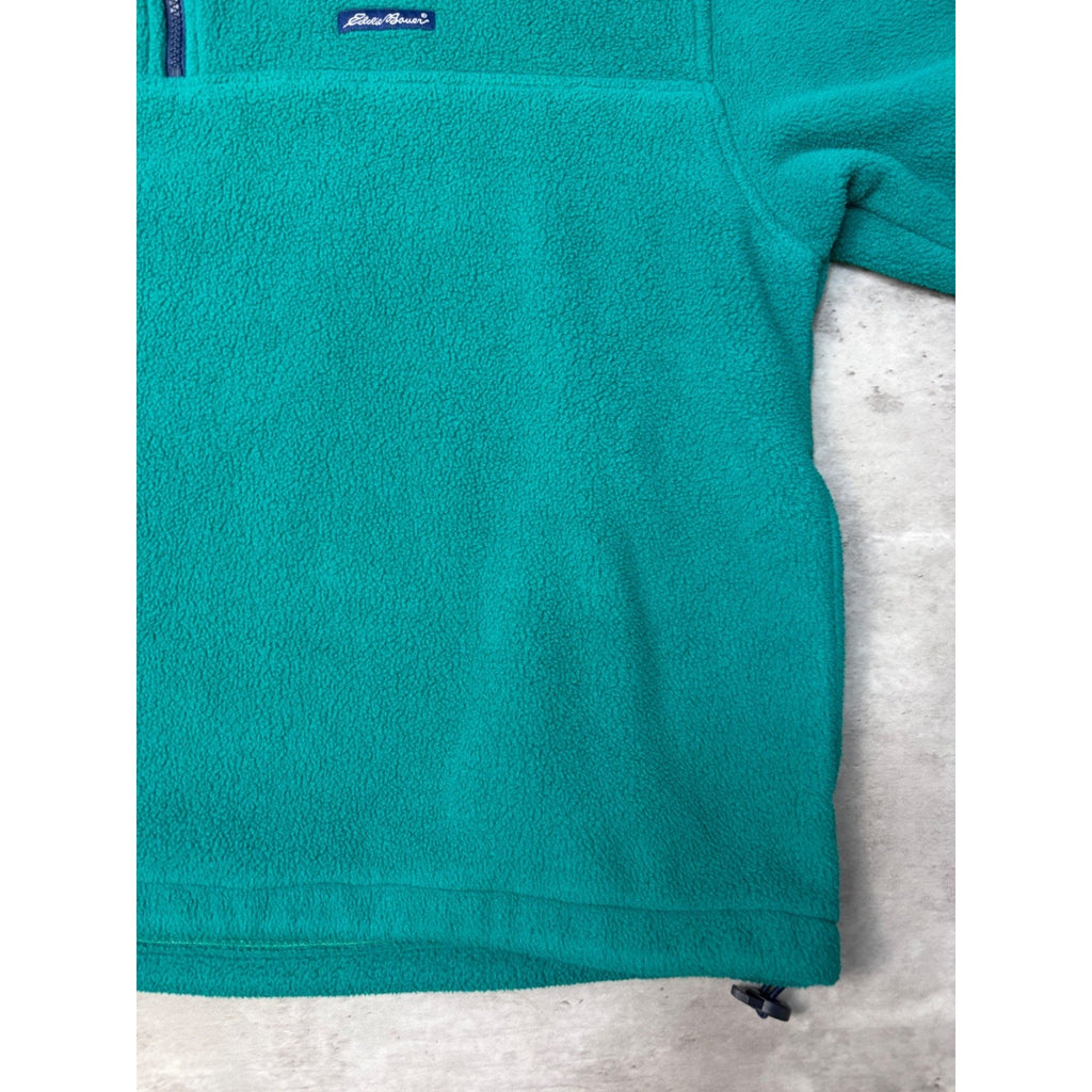 Vintage Eddie Bauer 1/4 Zip Fleece Pullover Sweatshirt Size Large