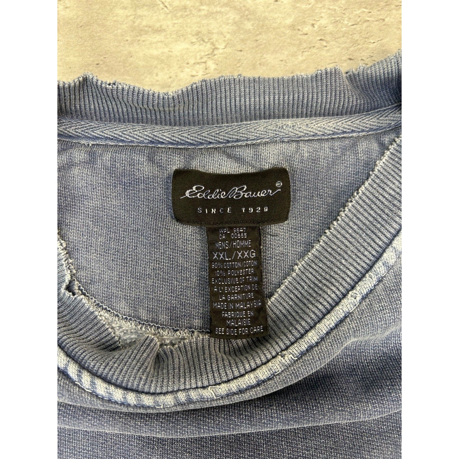 Vintage Eddie Bauer Athletic Dept. Graphic Spellout Sweatshirt Size 2XL
