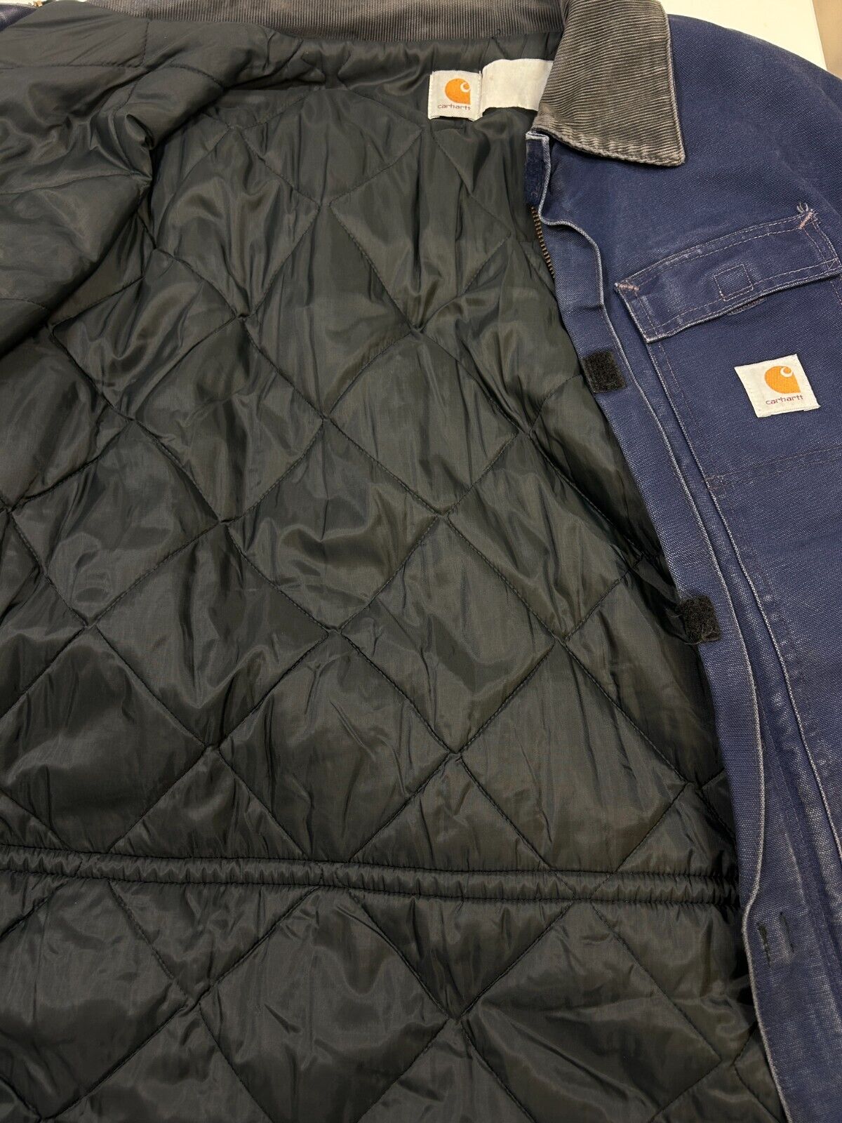 Vintage Carhartt Canvas Workwear Quilted Lined Arctic Coat Jacket Size 2XL