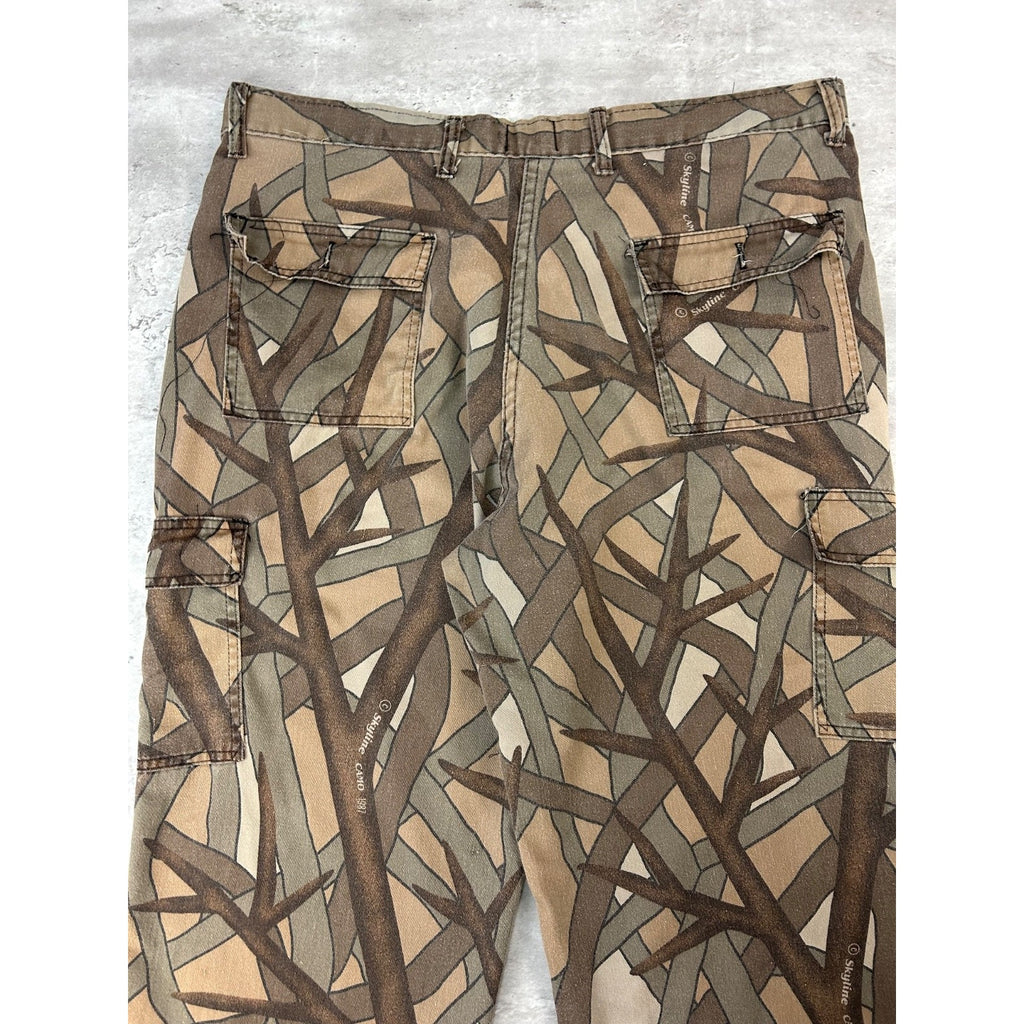 Vintage 1987 Streamline Camo Hunting Style Pants Shirt Size 39