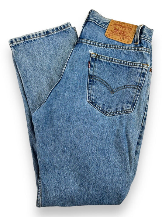 Vintage 90s Levis 505 Medium Wash Denim Pants Size 32