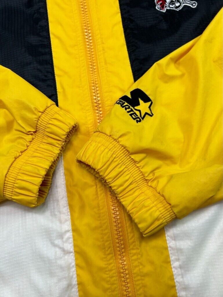 Vintage 90s Pittsburgh Pirates MLB Starter Nylon Windbreaker Jacket Size XL