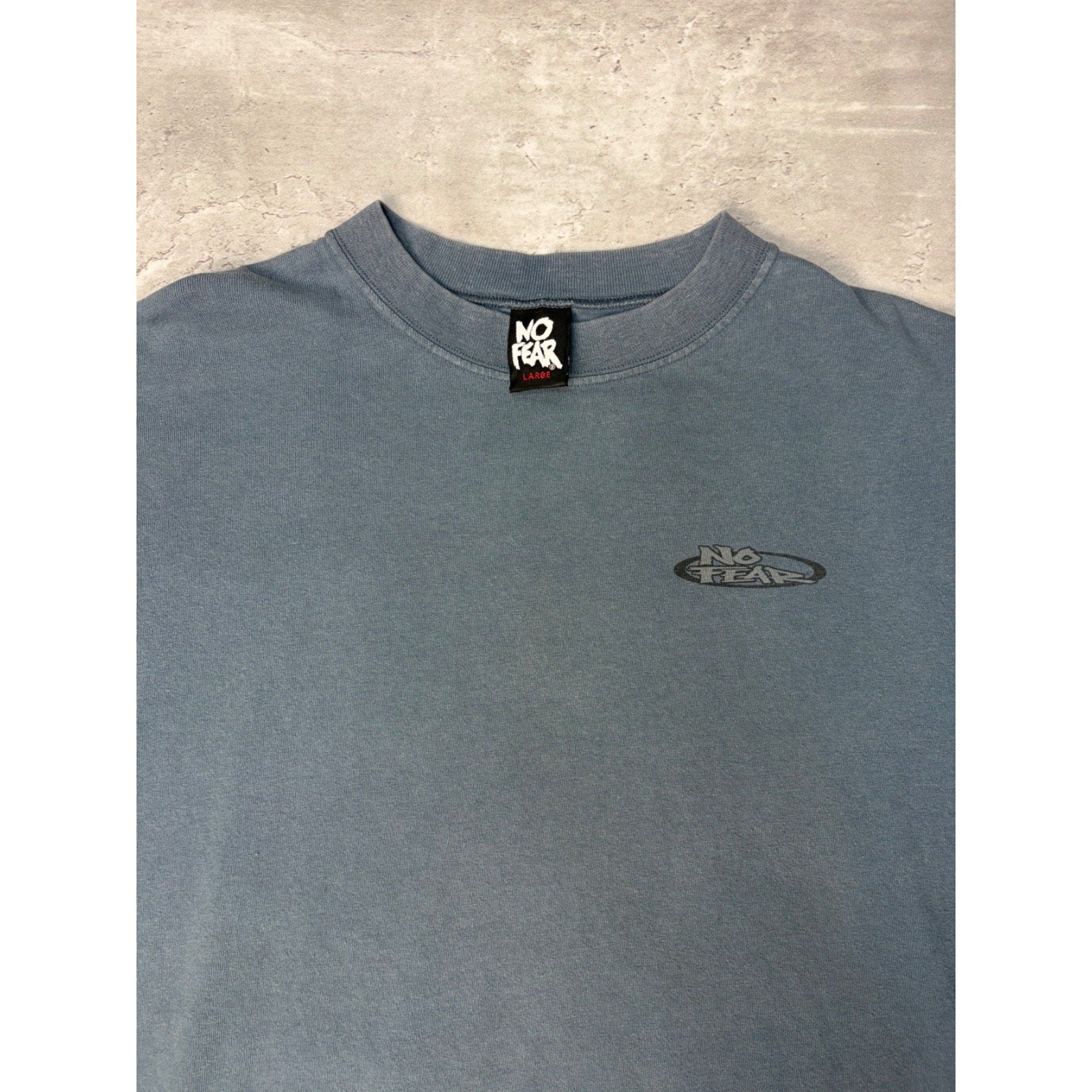 Vintage No Fear Cant Hit What You Cant See Long Sleeve T-Shirt Size Large
