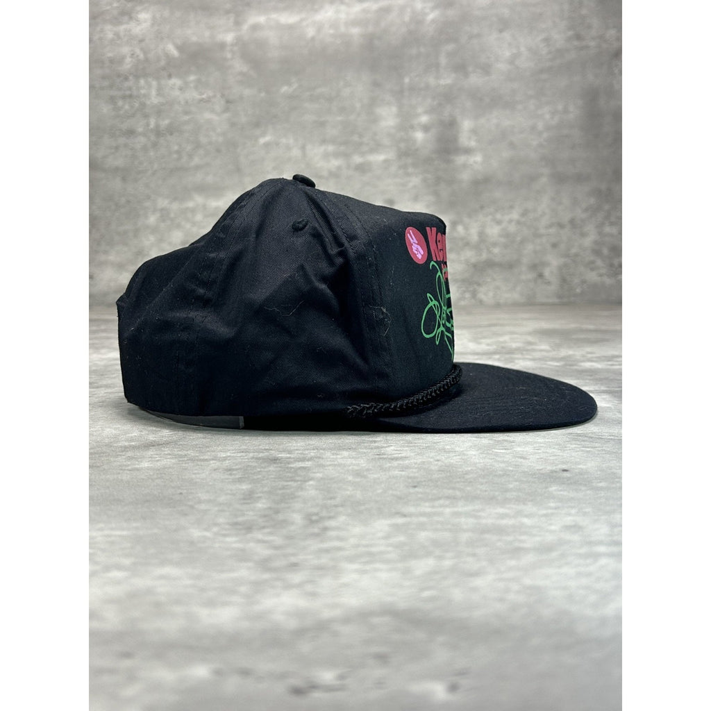 Vintage 90s Kyle Petty Kendall Racing Nascar Graphic Spellout Snapback Hat OSFA