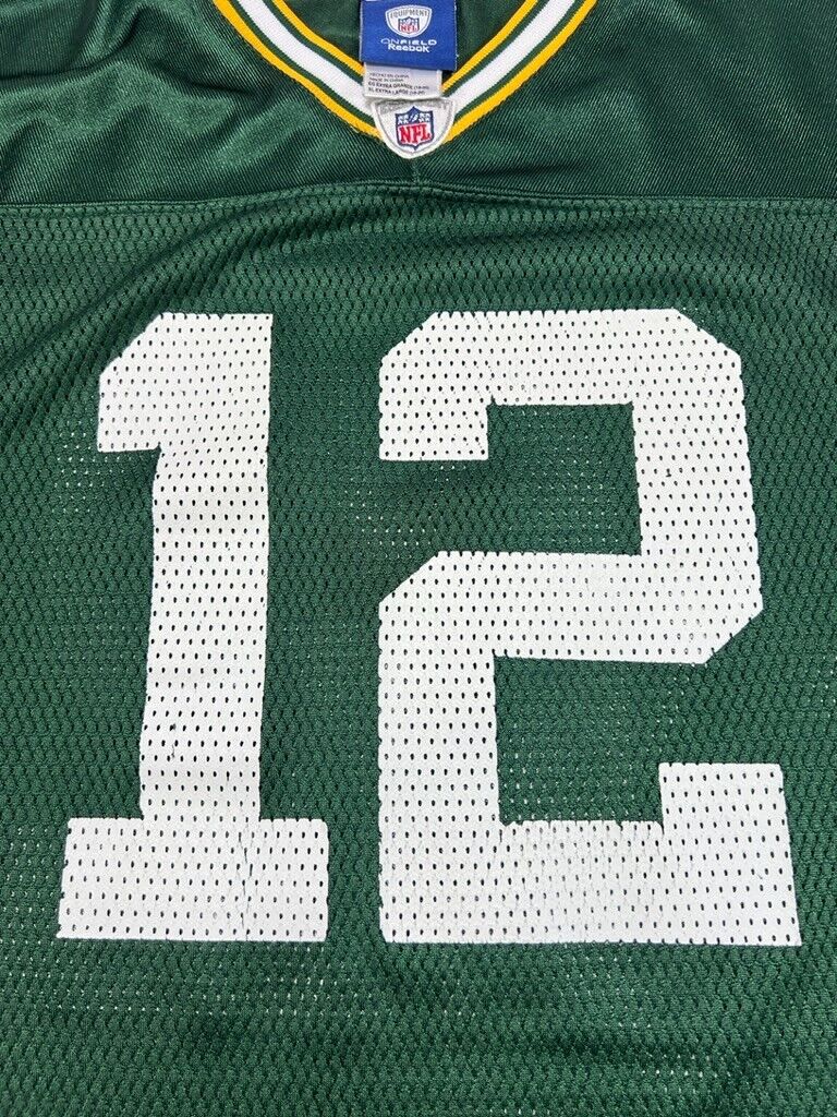 Aaron Rodgers #12 Green Bay Packers NFL Reebok Football Jersey Size XL YOUTH