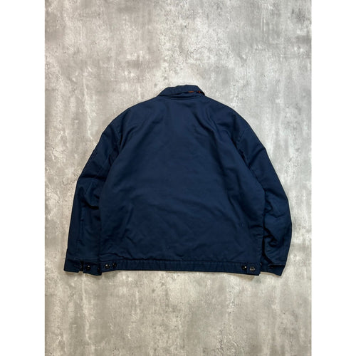 Vintage 1970s Mechanics Insulated Canvas Workwear Jacket Size 2XL