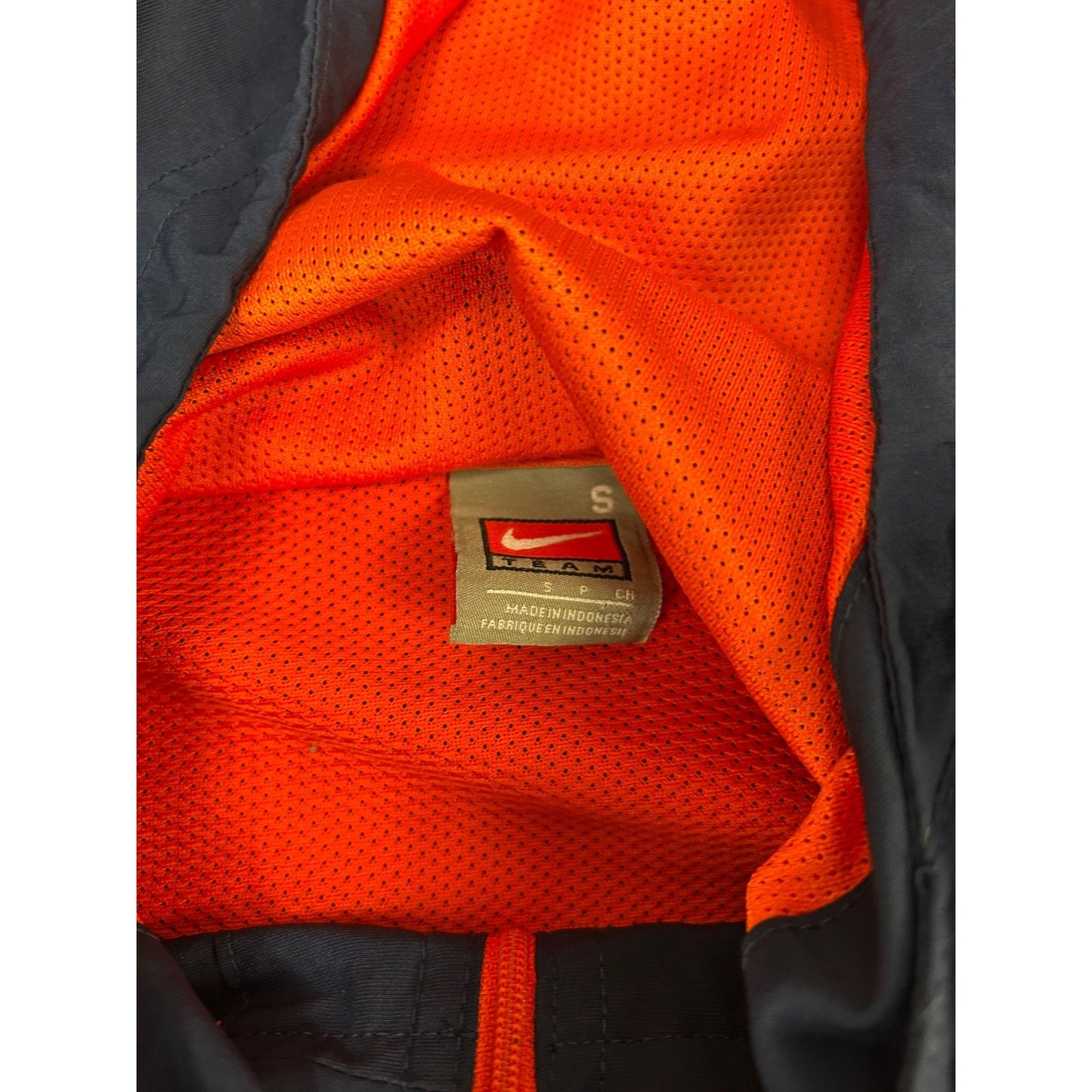 Syracuse Orangemen NCAA Nike Lacrosse 1/4 Zip Hooded Jacket Size Small