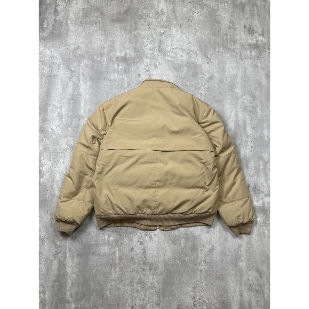 Vintage 90s Down Designs Insulated Down Puffer Bomber Jacket Size Large