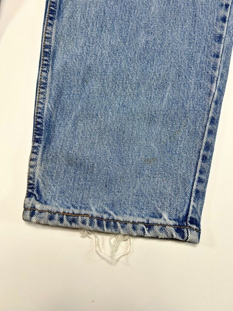 Vintage 90s Levis 560 Loose Fit Light Wash Denim Pants Size 34