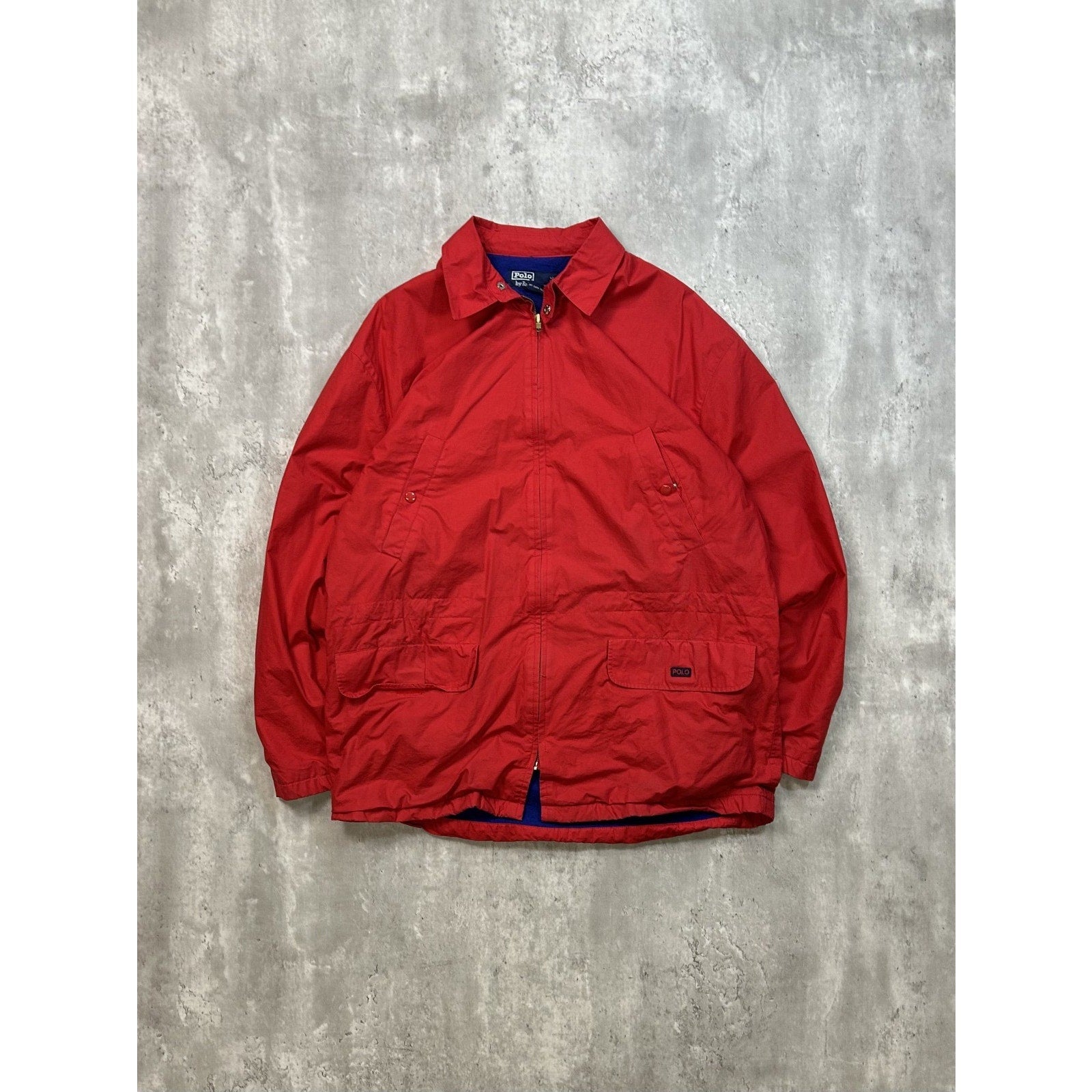 Vintage 90s Polo Ralph Lauren Insulated Multi Pocket Full Zip Jacket Size Medium