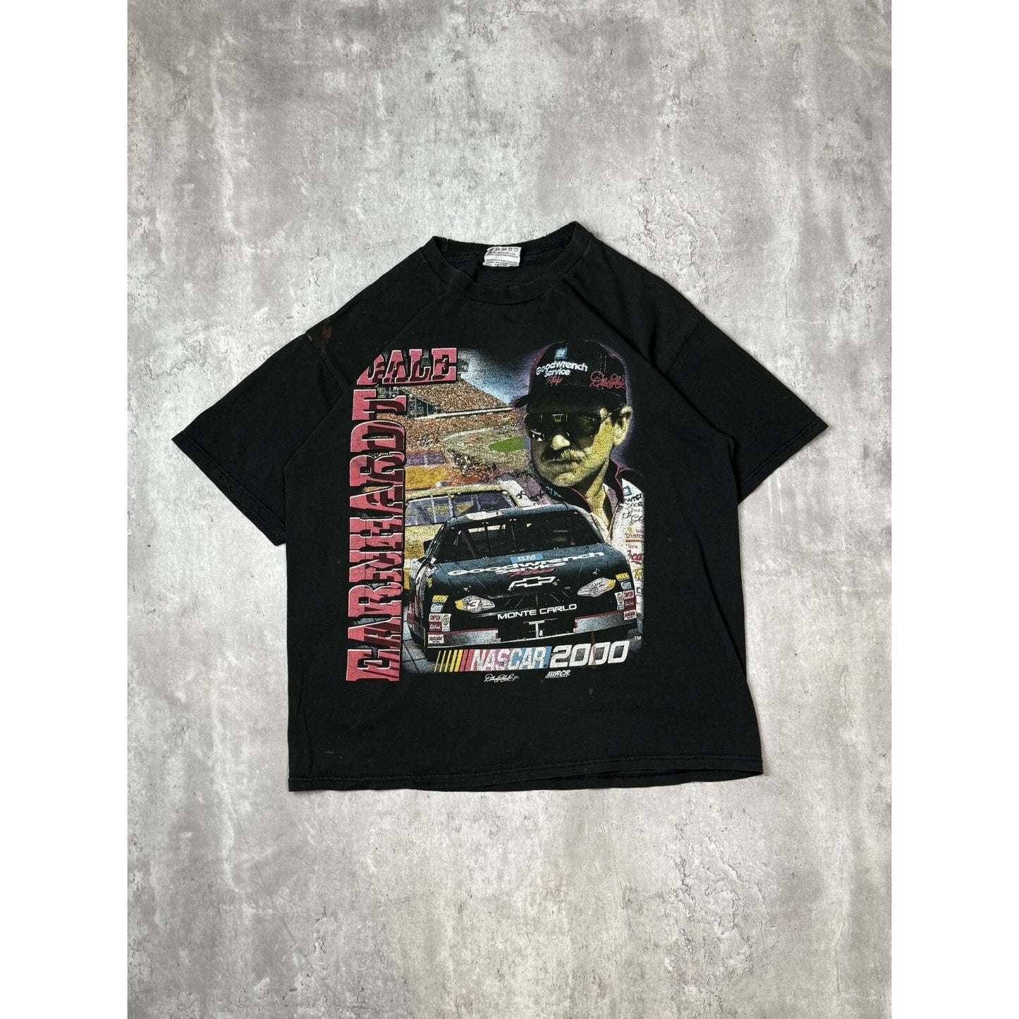 Vintage 2000 Dale Earnhardt #3 Winston Cup Nascar Racing T-Shirt Size Large