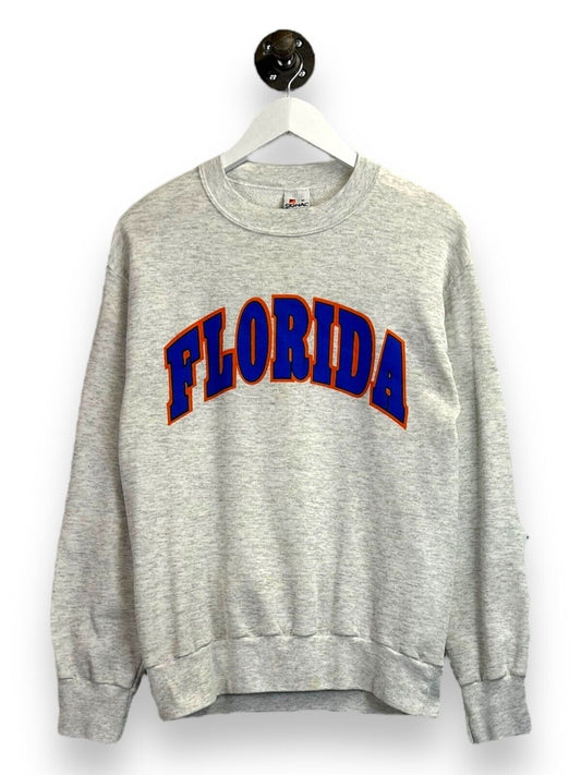 Vintage 90s Florida Gators NCAA Arc Spellout Crewneck Sweatshirt Size Medium