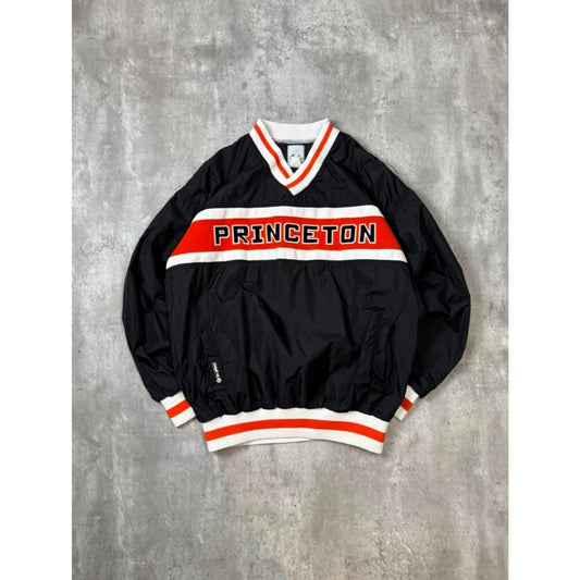 Vintage 90s Princeton Tigers NCAA Collegiate Nylon Pullover Jacket Size XL