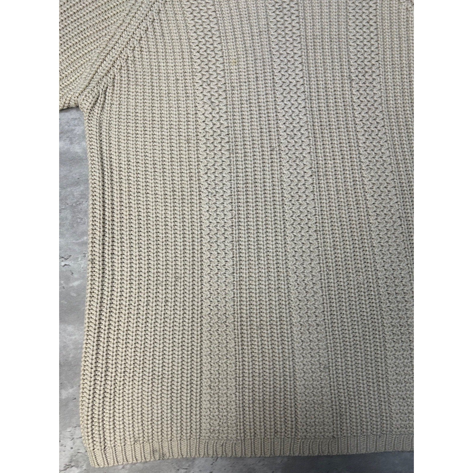 Vintage Y2K Point Zero Cable Knit Pullover Turtle Neck Sweater Size Large