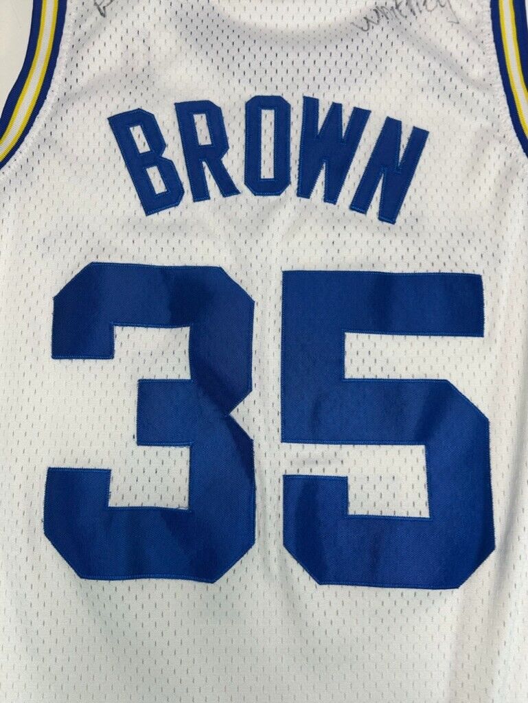 Roger Brown #35 Indiana Pacers NBA Stitches Retro Swingman Jersey Size Small