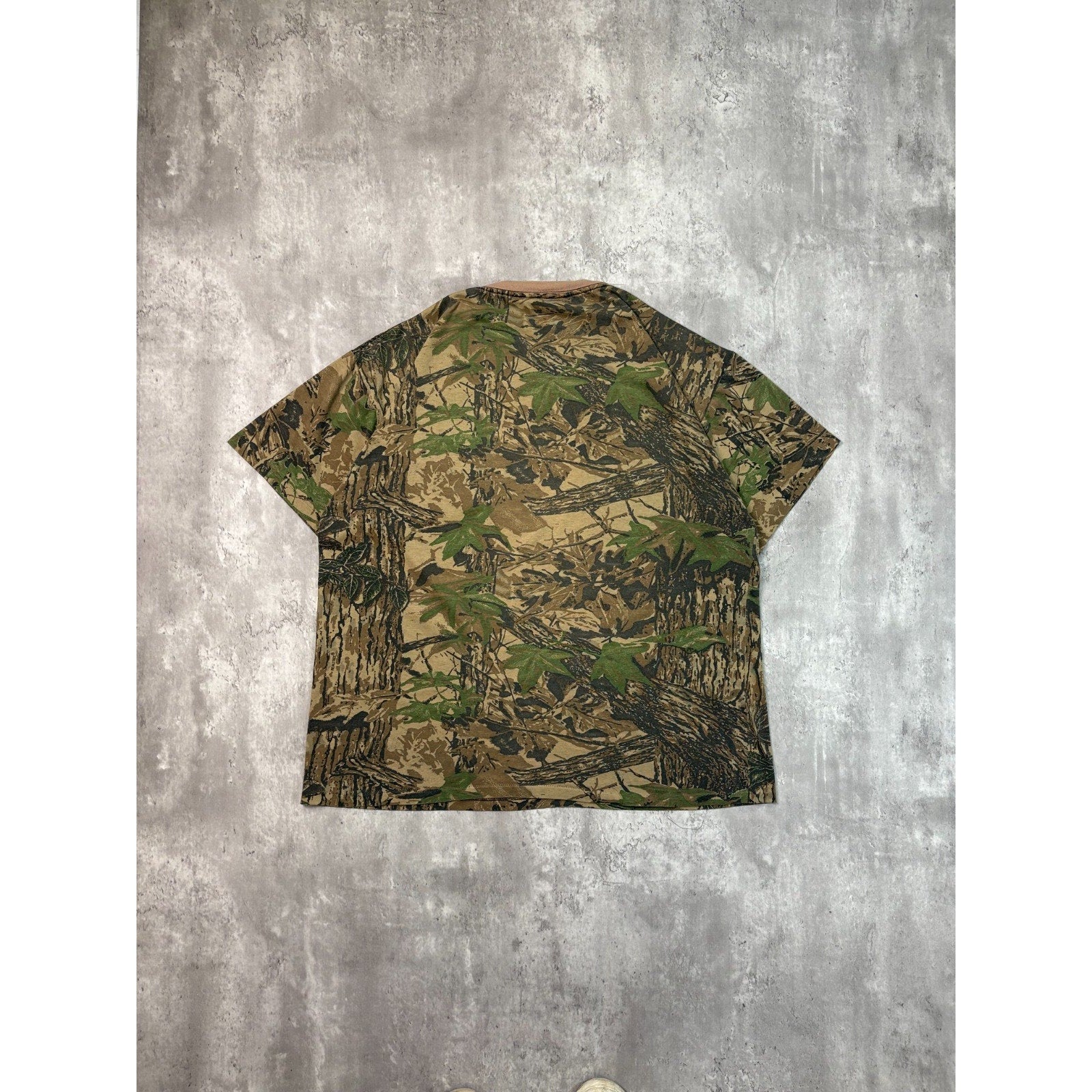 Vintage 80s/90s Redhead Realtree Camo Hunting T-Shirt Size XL
