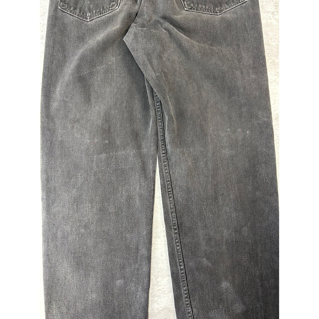 Vintage 90s Levis 550 Red Tab Black Denim Pants Size 36