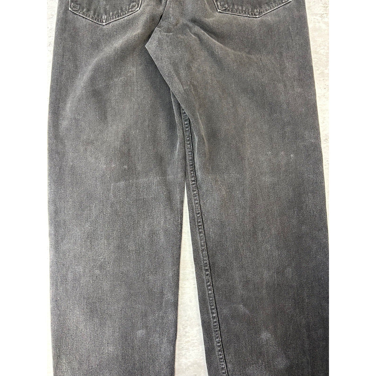 Vintage 90s Levis 550 Red Tab Black Denim Pants Size 36