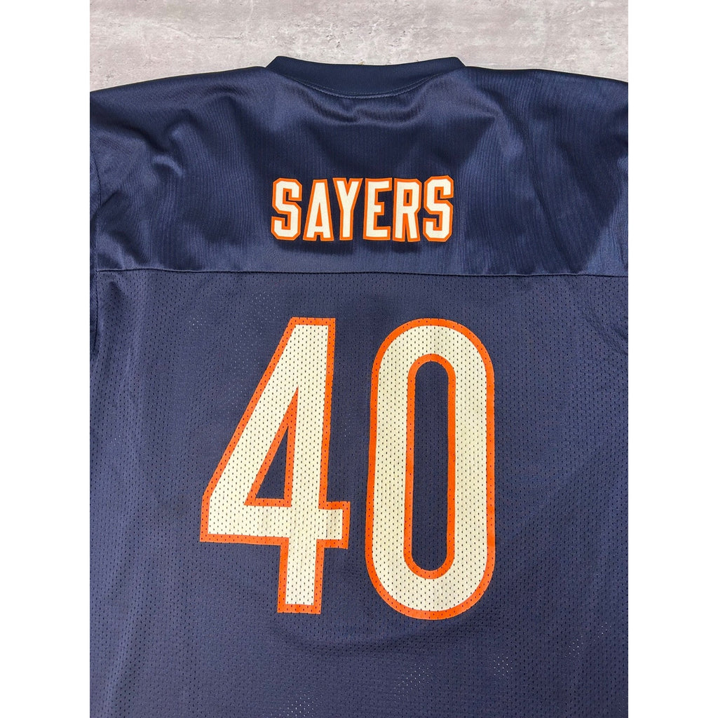 Vintage Gale Sayers #40 Chicago Bears NFL Reebok Football Jersey Size Medium