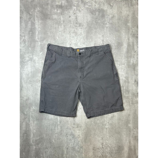 Carhartt Relaxed Fit Canvas Workwear Five Pocket Shorts Size 43 Gray