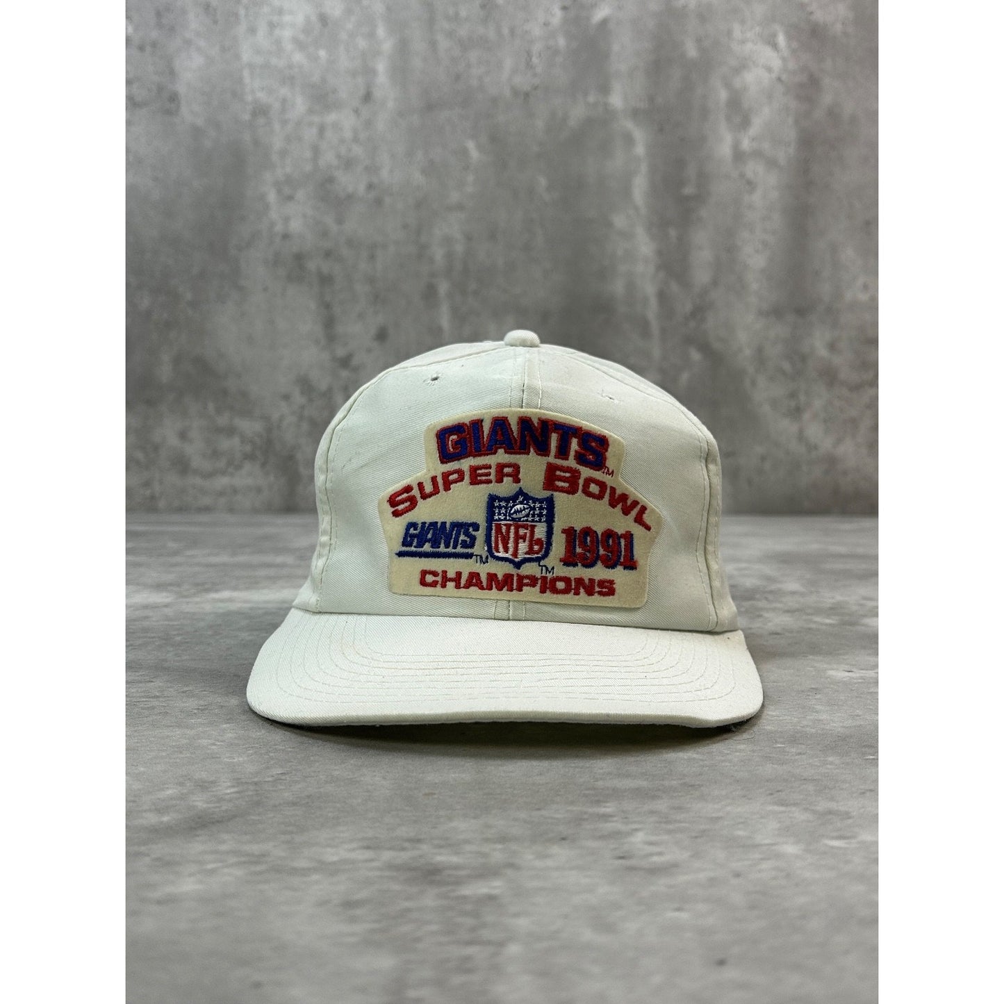 Vintage 1991 New York Giants NFL Super Bowl Champs Snapback Hat OSFA