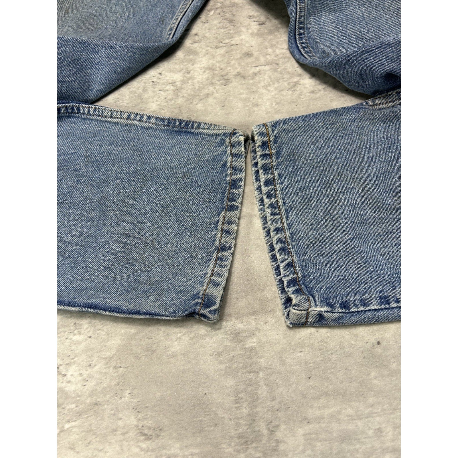 Vintage 90s Levis 550 Red Tab Light Wash Denim Pants Size 35 Blue