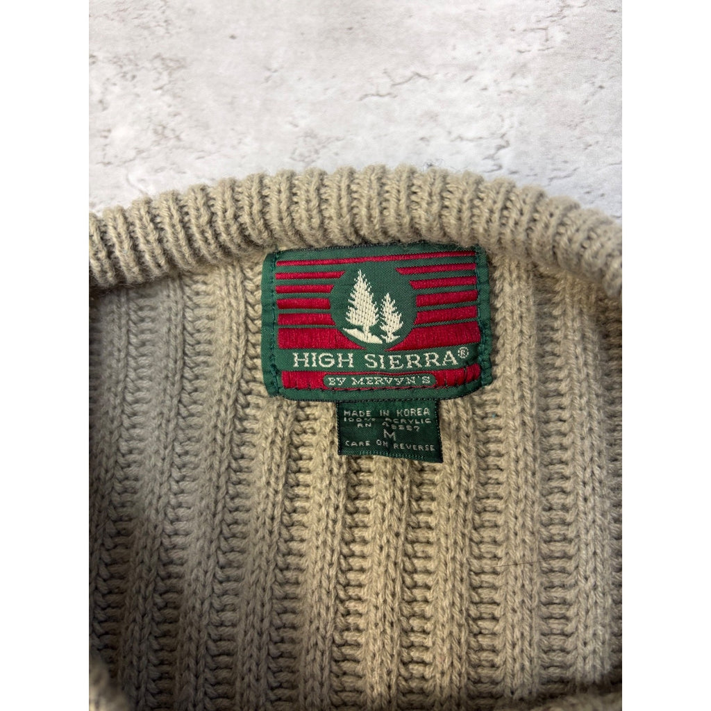 Vintage High Sierra Ribbed Pullover Knit Sweater Size Medium