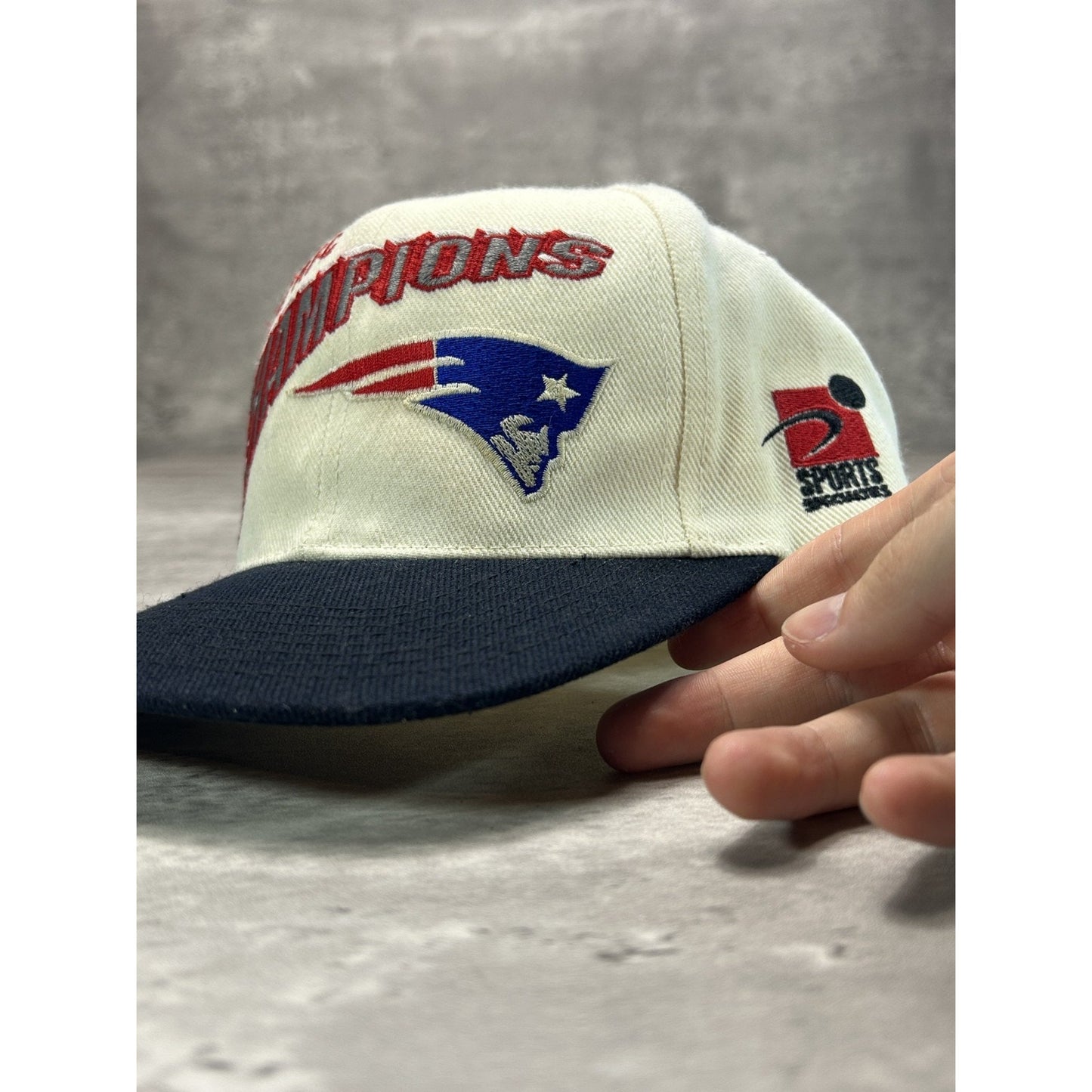 VTG 1996 New England Patriots NFL AFC Champs Sports Specialties Snapback Hat