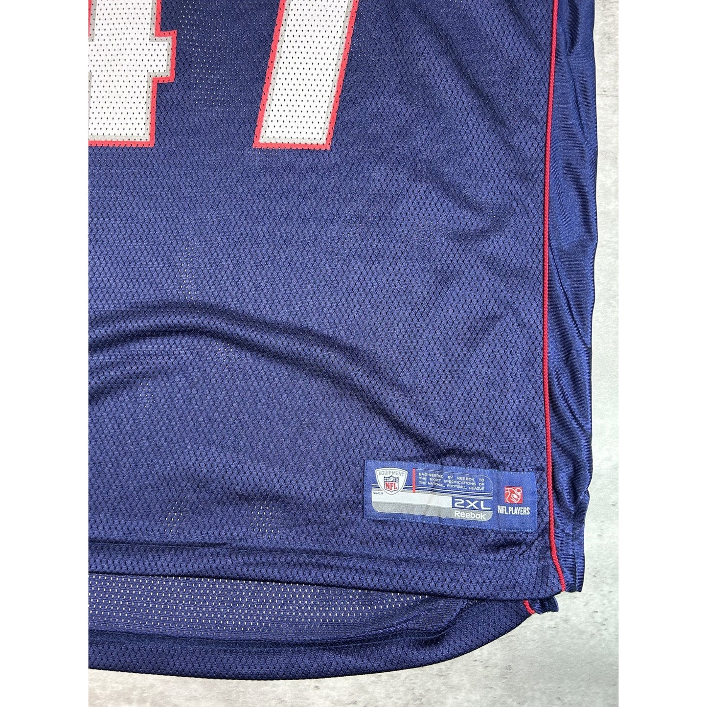 Vintage John Lynch #47 New England Patriots NFL Reebok Jersey Size 2XL