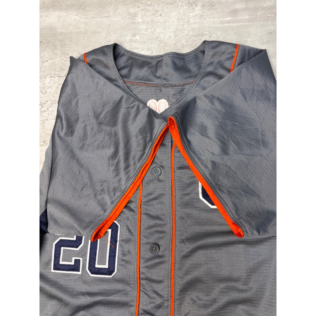 Womens Clemson Tigers Flores #20 NCAA Collegiate Baseball Jersey Size XL