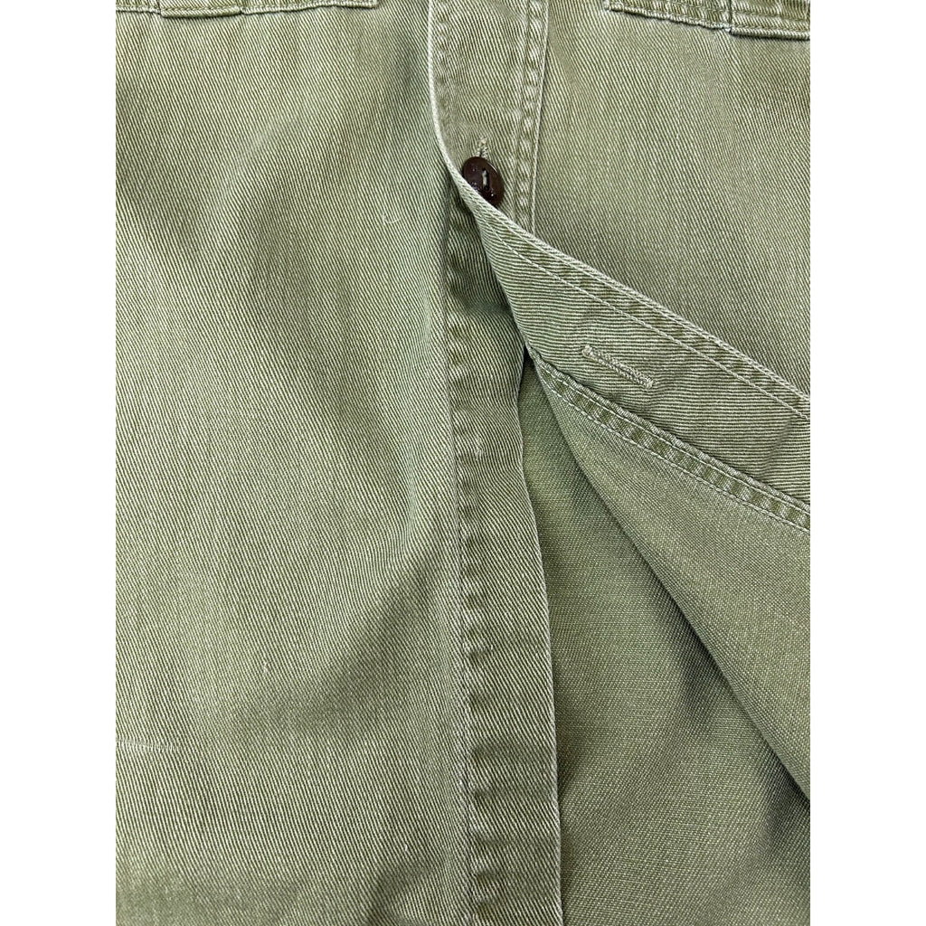 VTG 1950s Boy Scouts Of America Sanforized Patched Button Up Shirt Size Small