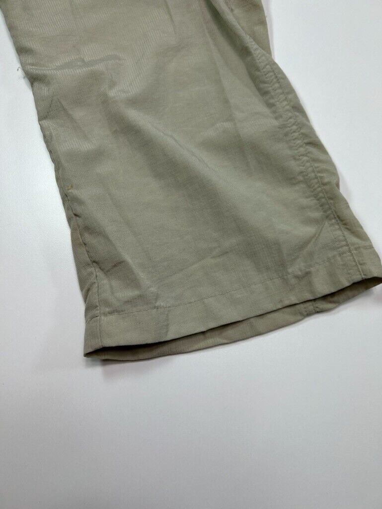 Vintage Columbia PFG Lightweight Nylon Multi Pocket Convertible Pants Size 33