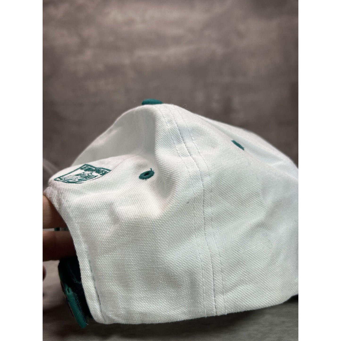 Vintage 2000s Miami Dolphins NFL Embroidered Sharktooth Reebok Snapback Hat OSFA