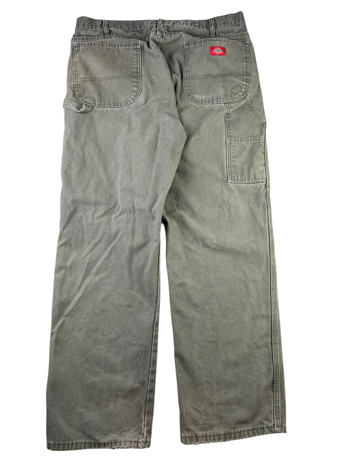 Vintage Dickies Canvas Workwear Carpenter Pants Size 38W Green