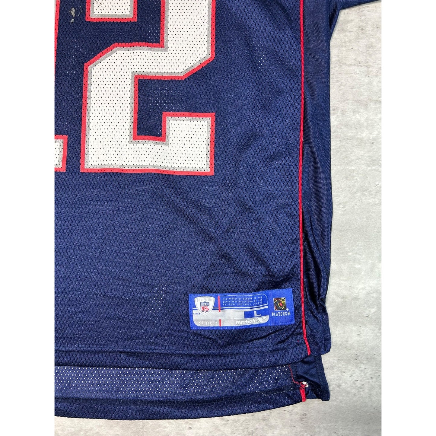 Vintage Tom Brady #12 New England Patriots NFL Reebok Football Jersey Size Large