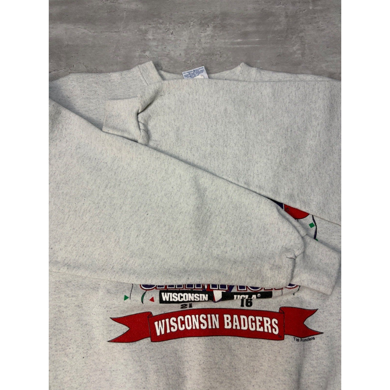 Vintage 1994 Wisconsin Badgers NCAA Rose Bowl Champs Sweatshirt Size 2XL