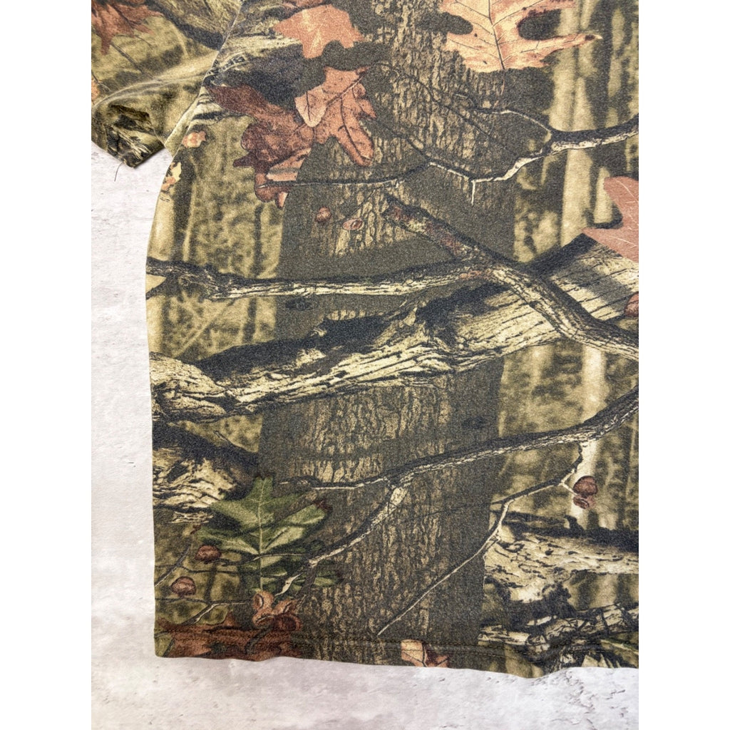 Mossy Oak Beak Up Infinity Tree Camo Hunting Pocket T-Shirt Size 2XL