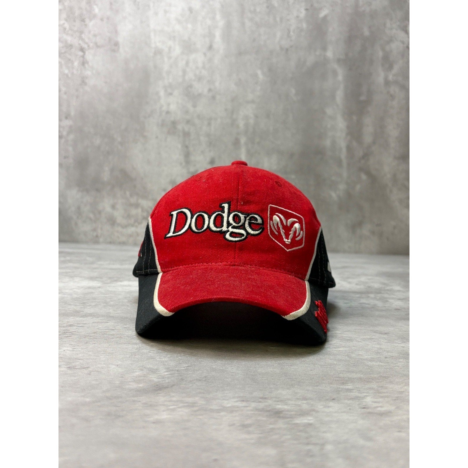 Vintage Dodge Racing Embroidered Nascar Strapback Hat OSFA